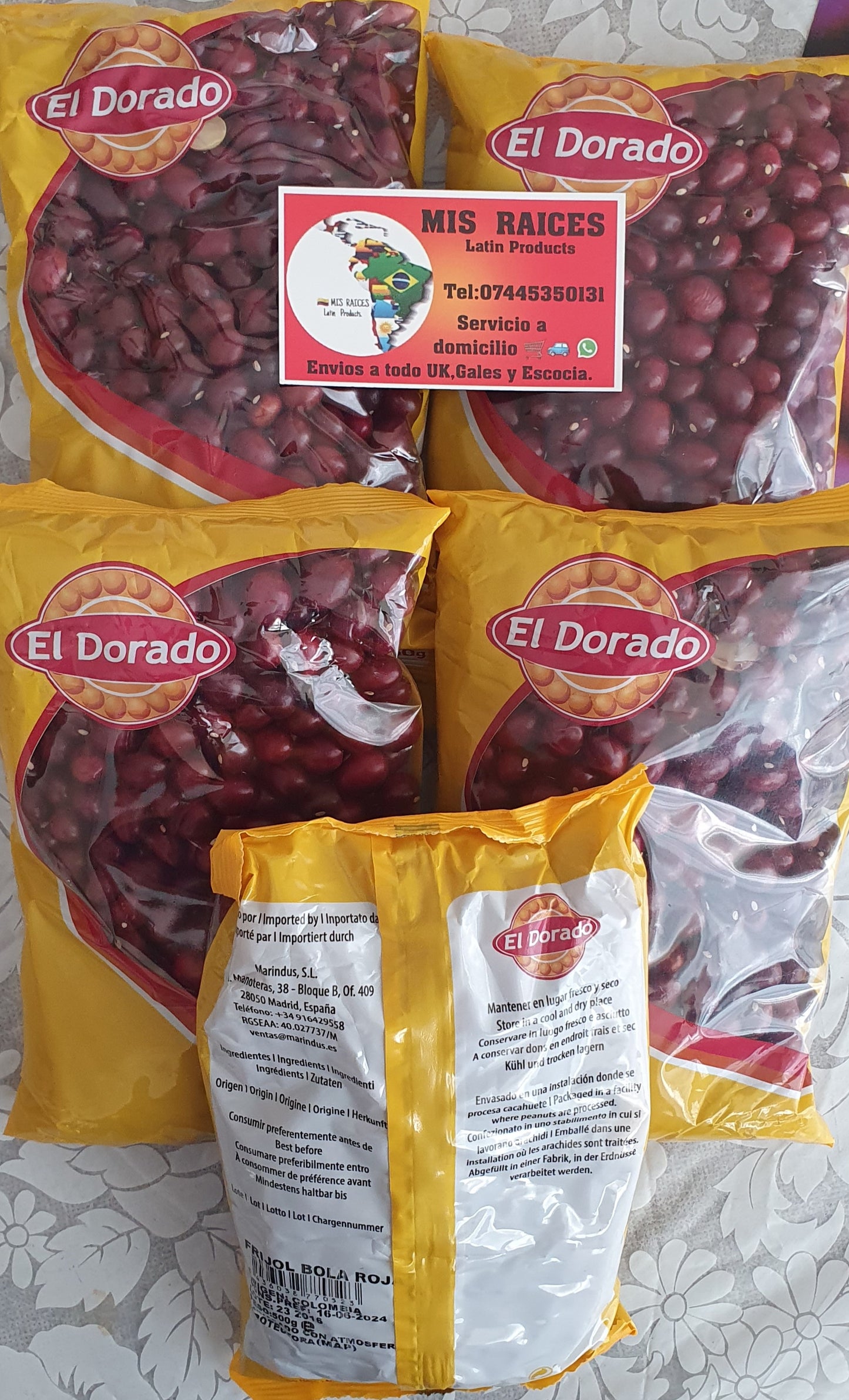 FRIJOL CARGAMANTO ROJO 500GR