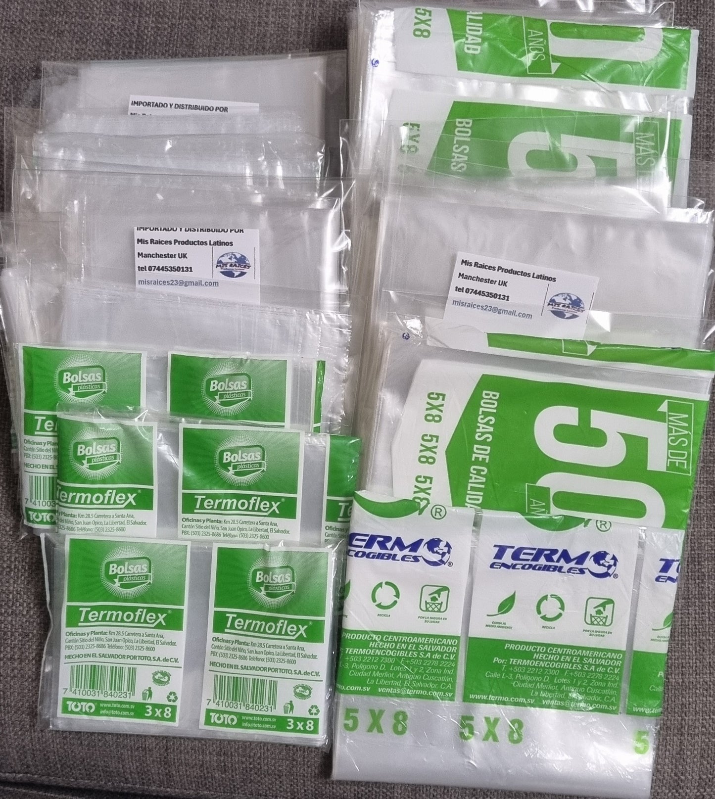 BOLSAS PARA CHARAMUSCAS PEQUEÑAS 50UN