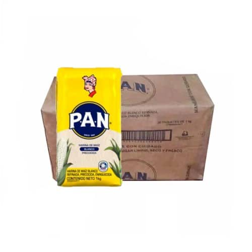 HARINA PAN BLANCA 10UN CAJA 10 KILOS