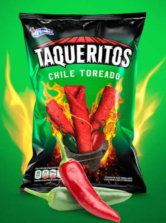 TAQUERITOS CHILE TOREADO 180GR