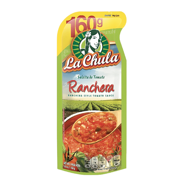 SALSA TOMATE RANCHERA LA CHULA 160GR