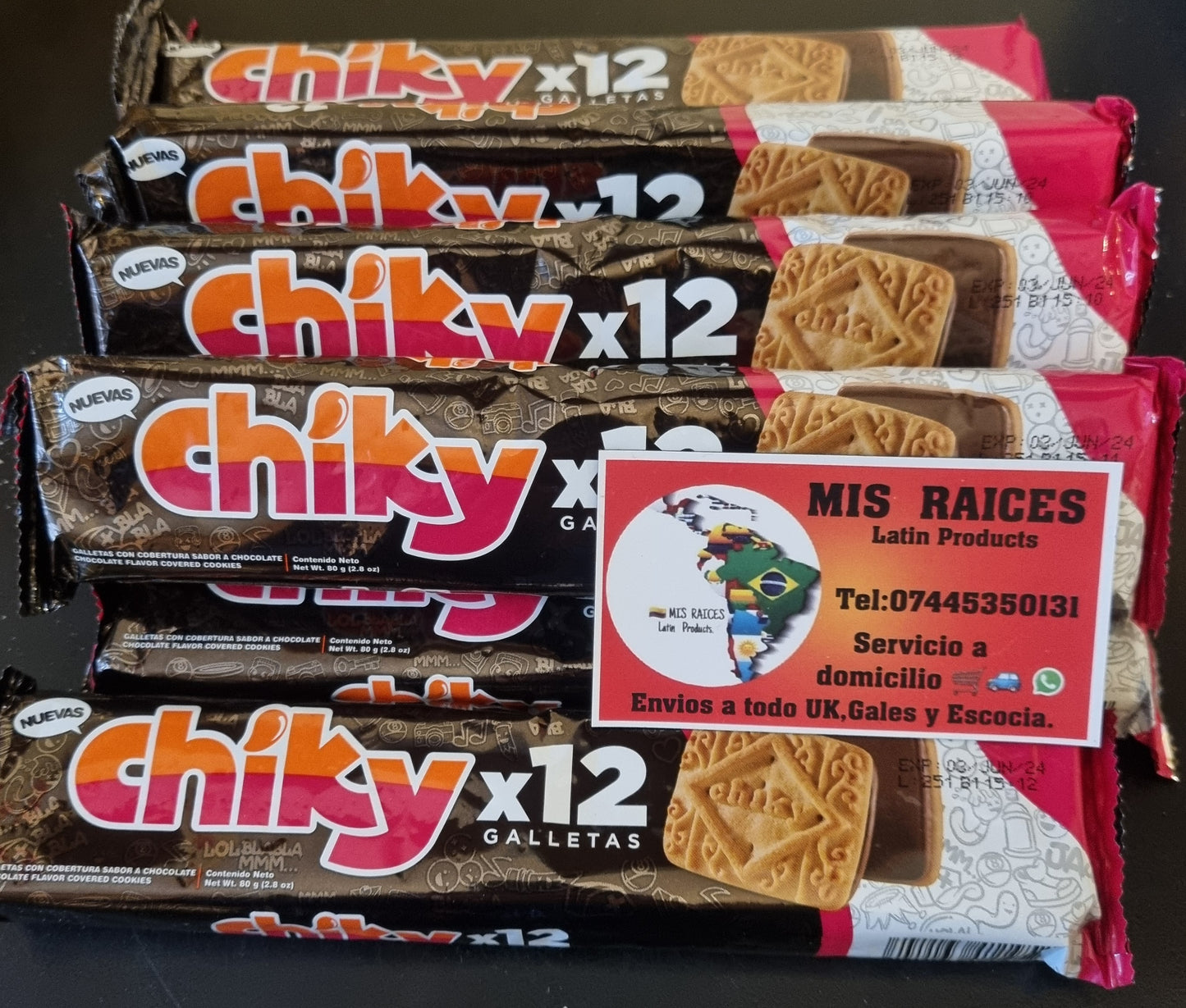 GALLETAS CHIKY X 12UN