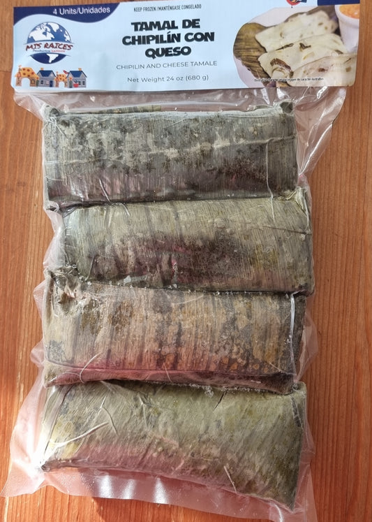 TAMAL CHIPILIN CON QUESO 4UN 700gr