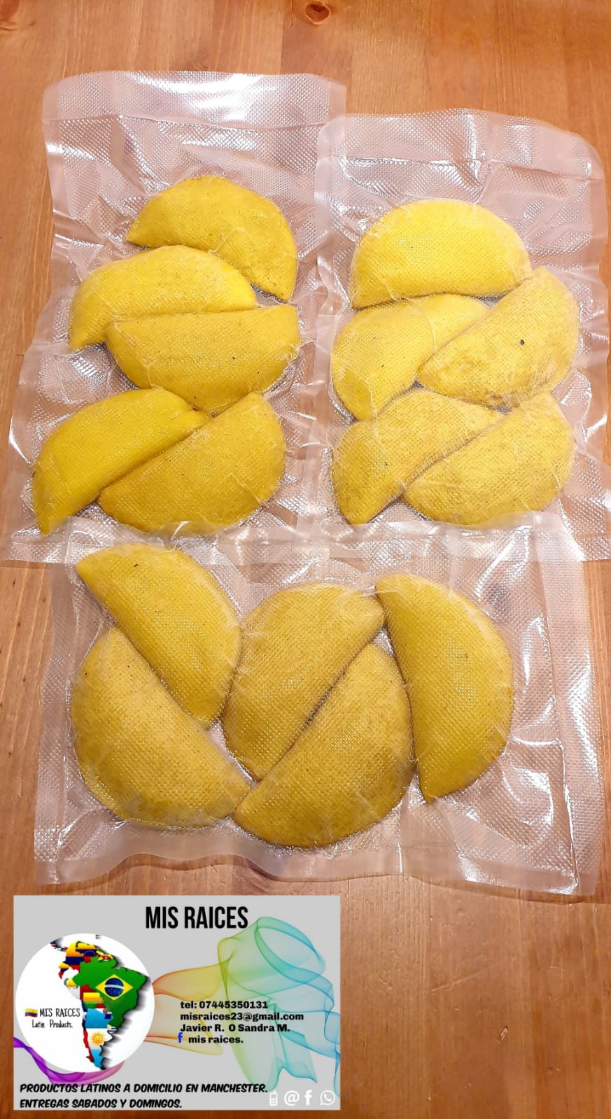 EMPANADAS COLOMBIANAS CARNE 5UN