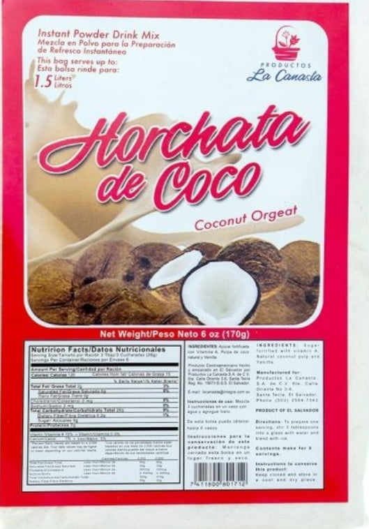 HORCHATA COCO LA CANASTA 170GR