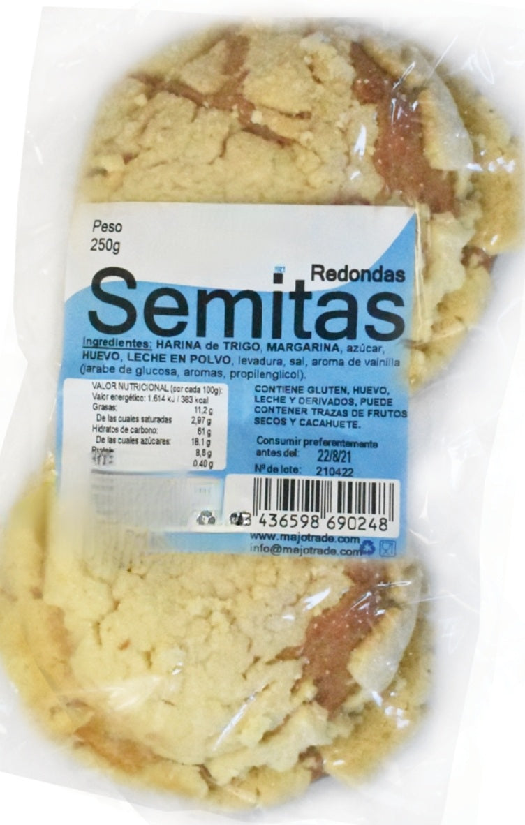 SEMITAS HONDUREÑAS X4UN 250GR