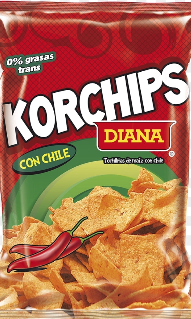 KORCHIPS DIANA CON CHILE 180gr