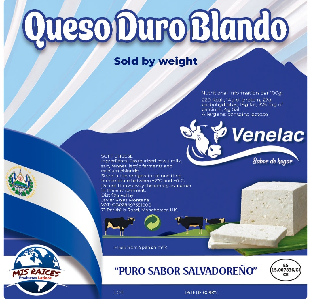 QUESO DURO BLANDO 500GR