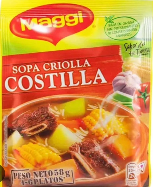 SOPA MAGGI COSTILLA