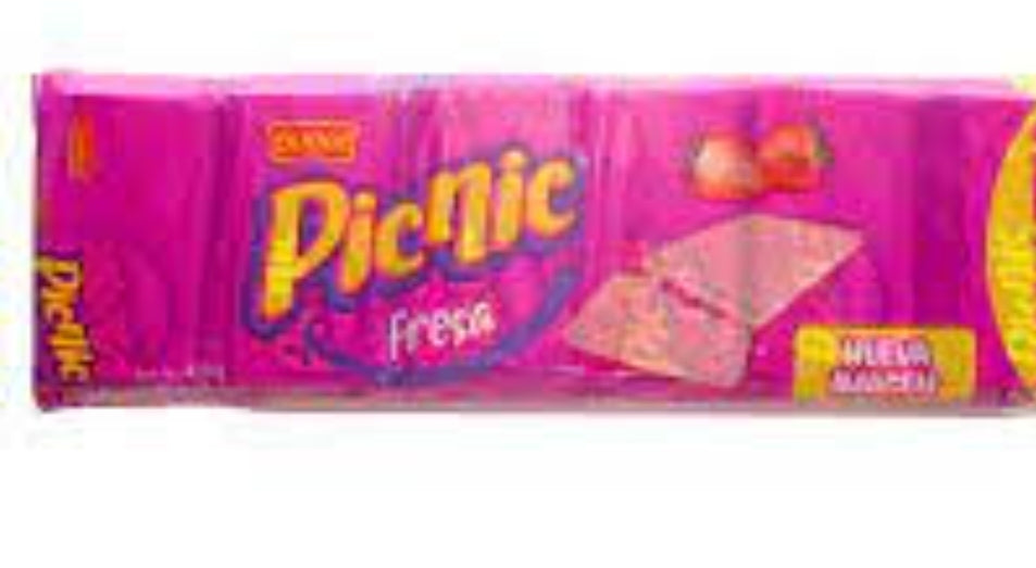 GALLETAS PICNIC FRESA X 10UN