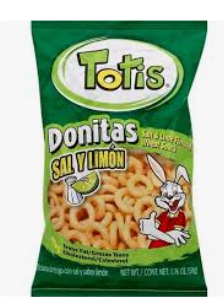 TOTIS DONITAS SAL Y LIMON x 4un