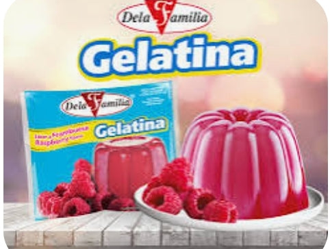 GELATINA DE LA FAMILIA FRAMBUESA 80GR