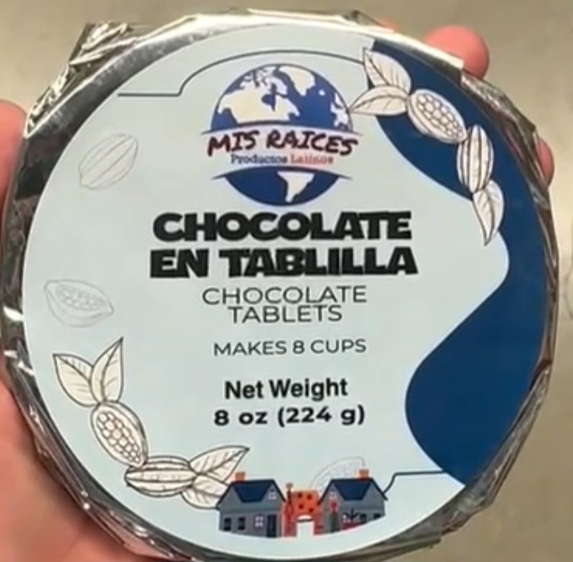 CHOCOLATE EN TABLILLA  225gr