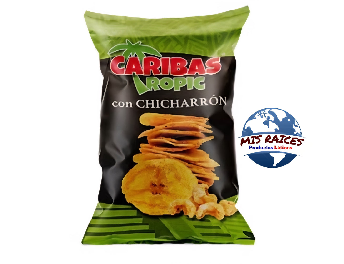CARIBAS TROPIC PLATANITO CON CHICHARRON 155GR