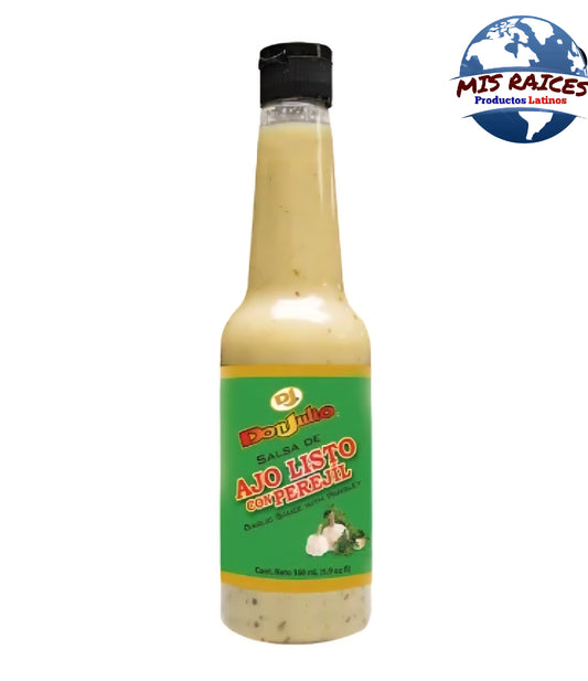 SALSA DE AJO PEREJIL DON JULIO 330ML