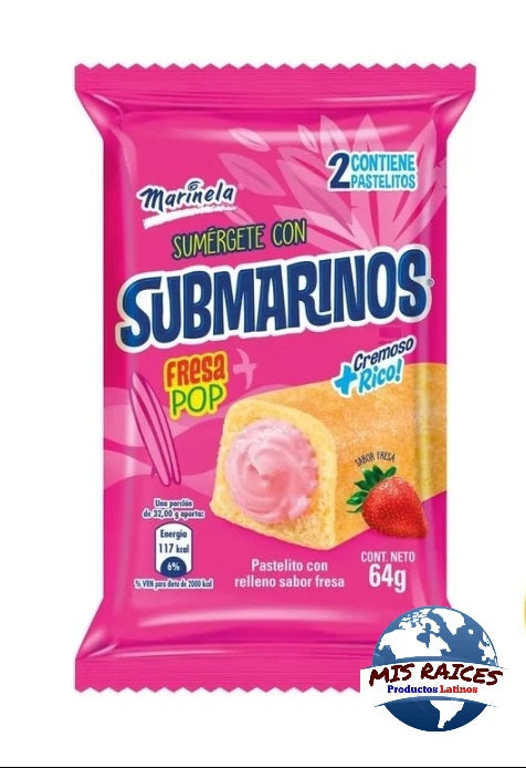 SUBMARINO MARINELA FRESA 64GR